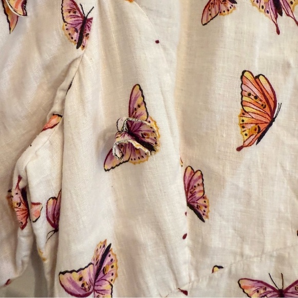Banjanan Garcia butterfly linen dress M - Picture 7 of 12